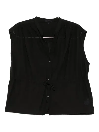James Perse Sleeveless Shirt In Black