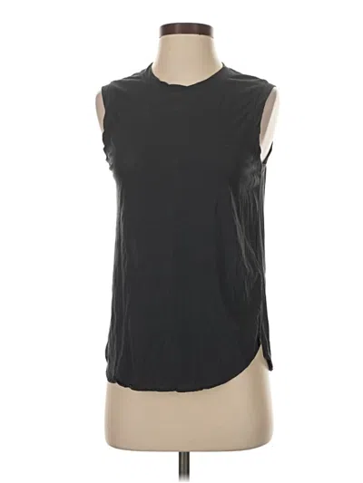 Pre-owned James Perse Sleeveless T-shirt In Black