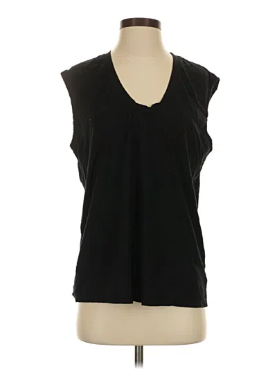 Pre-owned James Perse Sleeveless T-shirt In Black