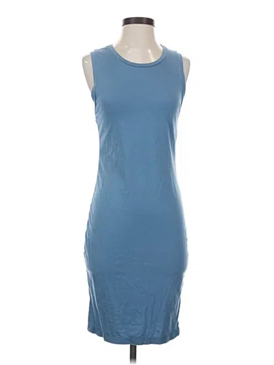 Pre-owned James Perse Sleeveless T-shirt In Blue