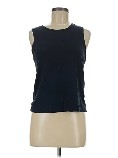 Pre-owned James Perse Sleeveless T-shirt In Blue
