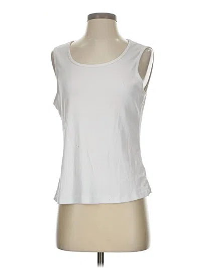 Pre-owned James Perse Sleeveless T-shirt In White