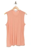 James Perse Slub Muscle Tank In Spritz