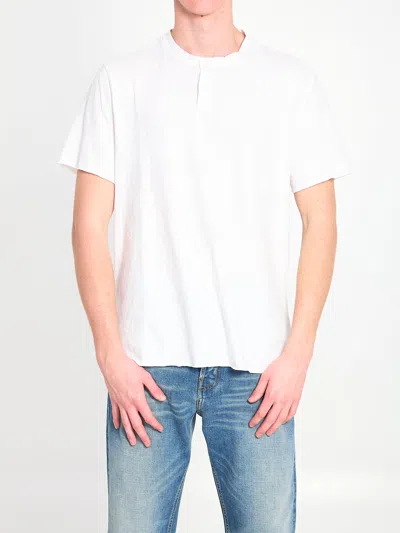 James Perse Slub Jersey T-shirt In White