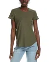 James Perse Slub Texture T-shirt In Multi