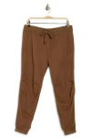 James Perse Soft Drape Utility Pants In Brown