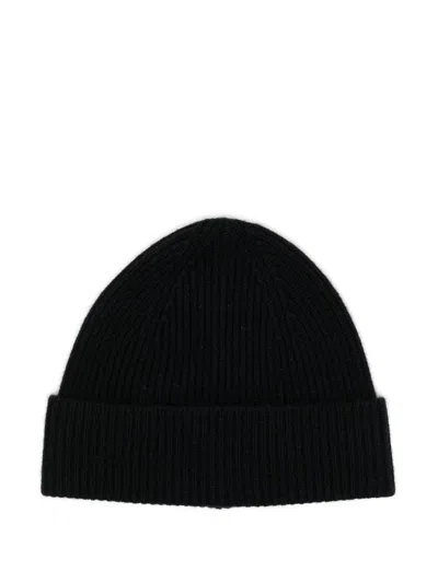 James Perse Solid Beanie In Black