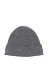 James Perse Solid Beanie In Grey
