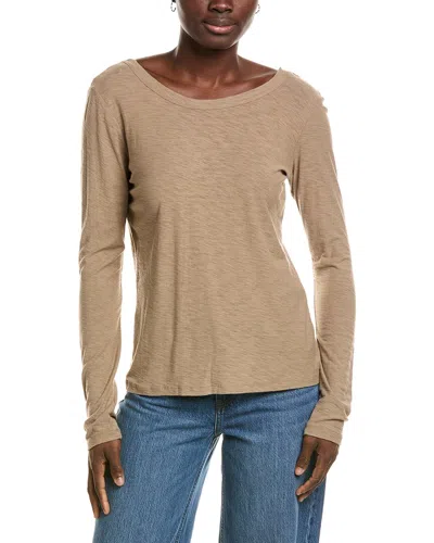 James Perse Solid Shirt In Yellow
