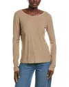 James Perse Solid Shirt In Brown