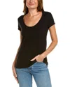James Perse Solid T-shirt In Black