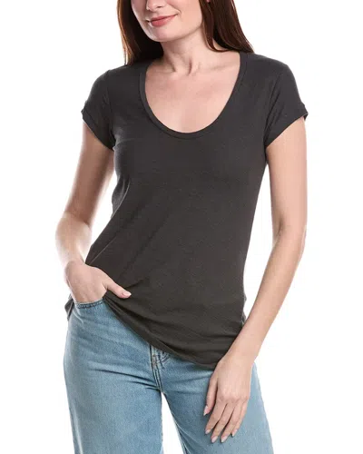 James Perse Solid T-shirt In Black