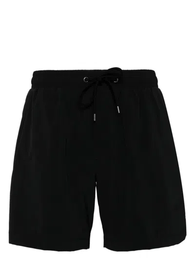 James Perse Split Hem Board Shorts In Black