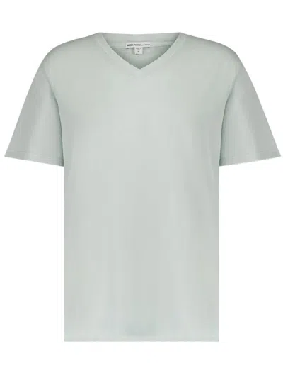 James Perse S/s V-neck T-shirt In Blue
