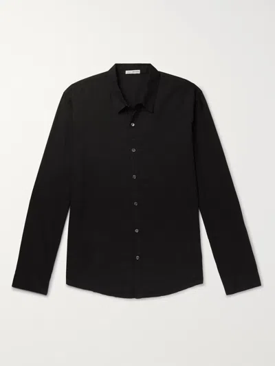 James Perse Patch Pocket Long-sleeved Shirt In Animal Print