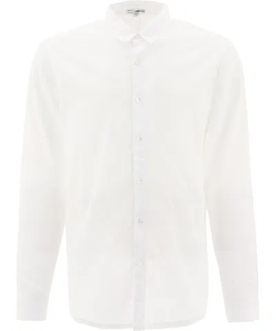 James Perse Standard Long Sleeved Shirt In White