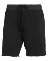 James Perse Standard Man Shorts & Bermuda Shorts Black Size 5 Supima, Polyamide, Lyocell