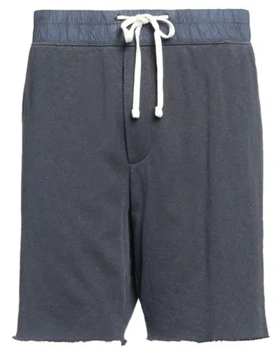 JAMES PERSE JAMES PERSE STANDARD MAN SHORTS & BERMUDA SHORTS MIDNIGHT BLUE SIZE 5 SUPIMA, POLYAMIDE, LYOCELL