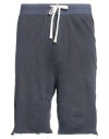 James Perse Standard Man Shorts & Bermuda Shorts Slate Blue Size 5 Supima, Polyamide, Lyocell In Navy
