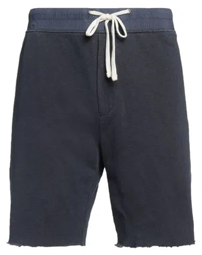 James Perse Standard Man Shorts & Bermuda Shorts Slate Blue Size 5 Supima, Polyamide, Lyocell