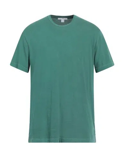 James Perse Standard Man T-shirt Green Size 3 Cotton In Green