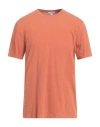 James Perse Standard Man T-shirt Orange Size 3 Cotton
