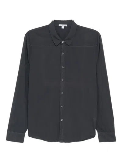 James Perse Standard Shirt In Gray