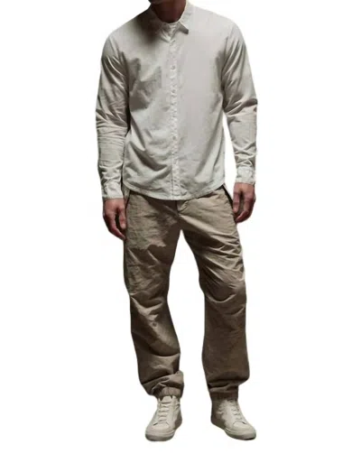 James Perse Standard Shirt In White In Grey
