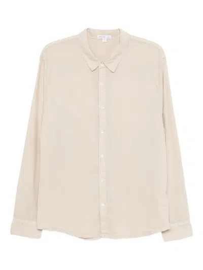 James Perse Standard Shirt In Neutral