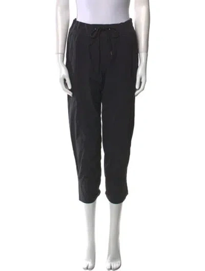 Pre-owned James Perse Straight Leg Pants In Black