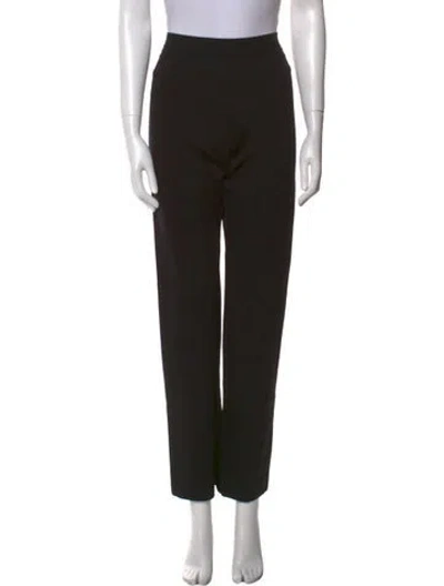 Pre-owned James Perse Straight Leg Pants In Black