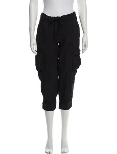 Pre-owned James Perse Straight Leg Pants In Black