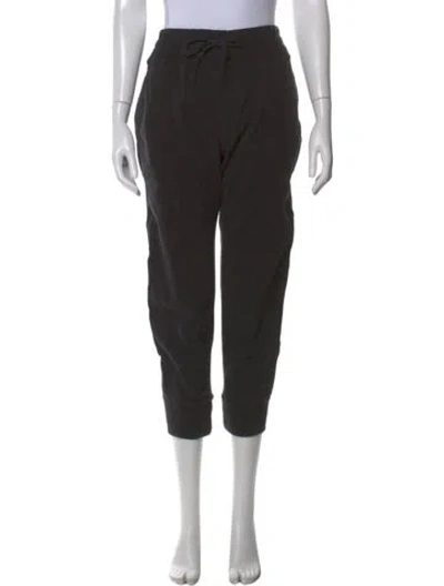 Pre-owned James Perse Straight Leg Pants In Black