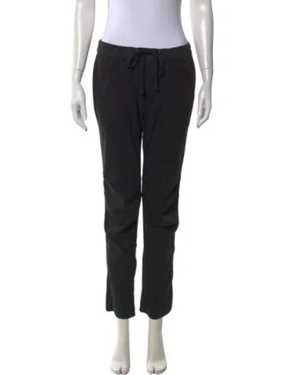 Pre-owned James Perse Straight Leg Pants In Black