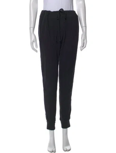 Pre-owned James Perse Straight Leg Pants In Black