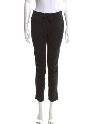 Pre-owned James Perse Straight Leg Pants In Black