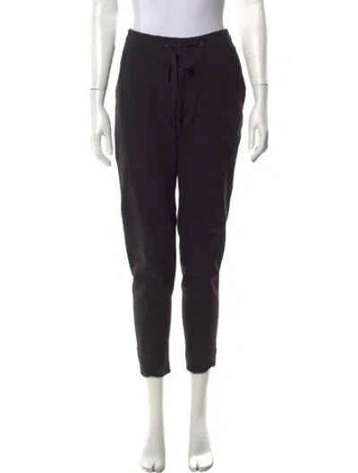 Pre-owned James Perse Straight Leg Pants In Black