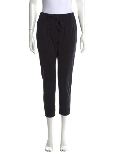 Pre-owned James Perse Straight Leg Pants In Black