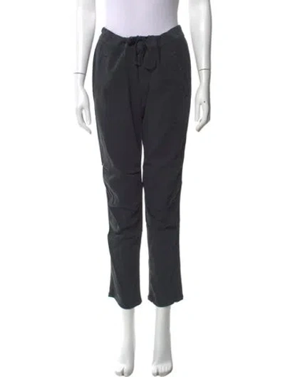 Pre-owned James Perse Straight Leg Pants In Black