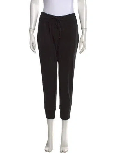 Pre-owned James Perse Straight Leg Pants In Black