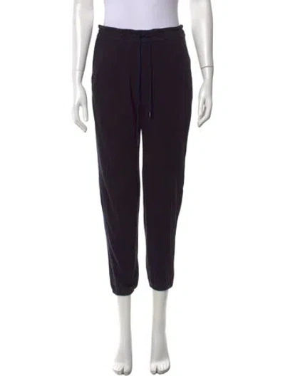 Pre-owned James Perse Straight Leg Pants In Black