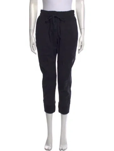 Pre-owned James Perse Straight Leg Pants In Black