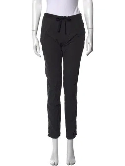 Pre-owned James Perse Straight Leg Pants In Black