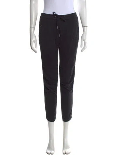 Pre-owned James Perse Straight Leg Pants In Black