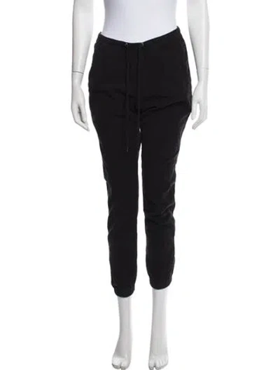 Pre-owned James Perse Straight Leg Pants In Black