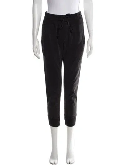 Pre-owned James Perse Straight Leg Pants In Black
