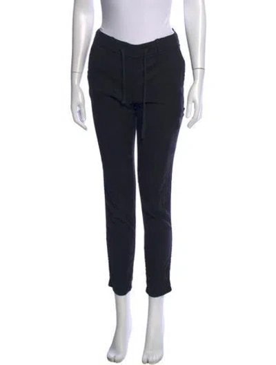 Pre-owned James Perse Straight Leg Pants In Black