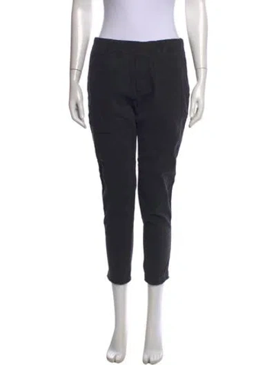 Pre-owned James Perse Straight Leg Pants In Black