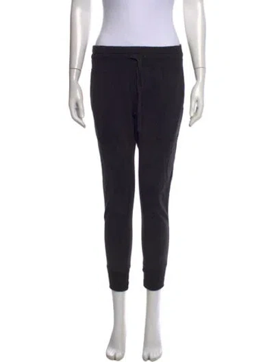 Pre-owned James Perse Straight Leg Pants In Black