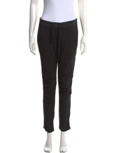 Pre-owned James Perse Straight Leg Pants In Black